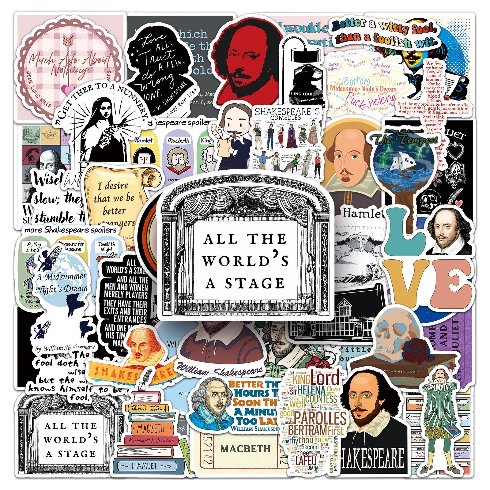 200Pcs Shakespeare
