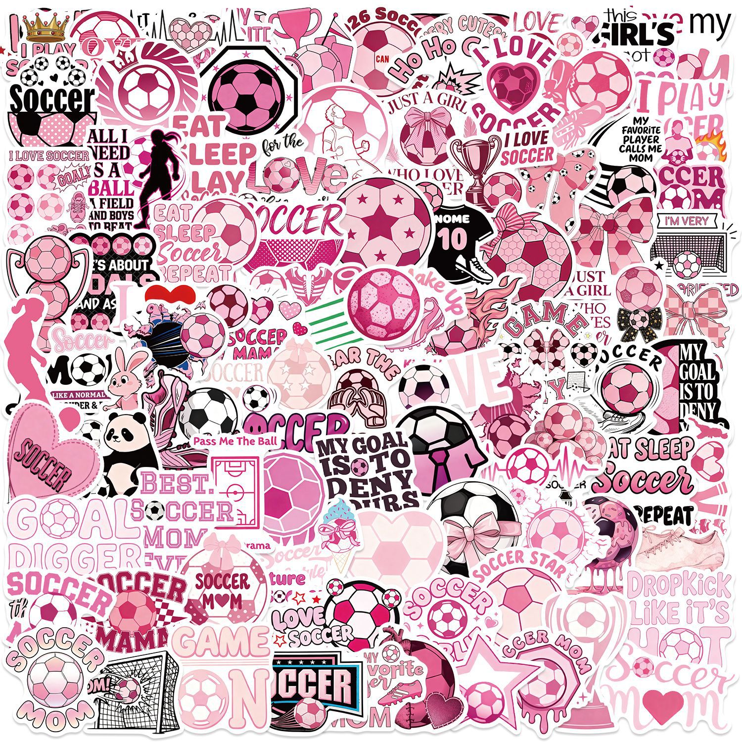 world cup fifa pink Vinyl stickers Waterproof Laptop Water Bottles Blind Box Free Gift